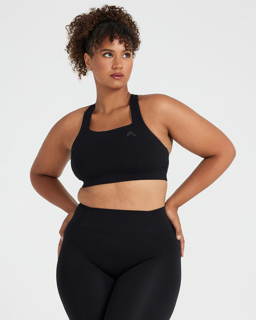 Oner Modal Timeless Square Neck Bralette | Black