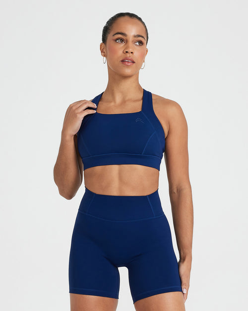 Oner Modal Timeless Square Neck Bralette | Midnight