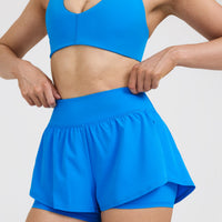 UnifiedMove™ Double Layer Shorts 5" | Tropical Blue