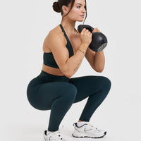 UnifiedMove™ High Waisted Leggings | Oil Blue