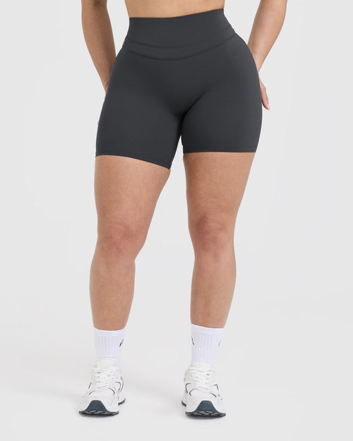 Oner Modal Unified High Waisted Shorts 6" | Coal