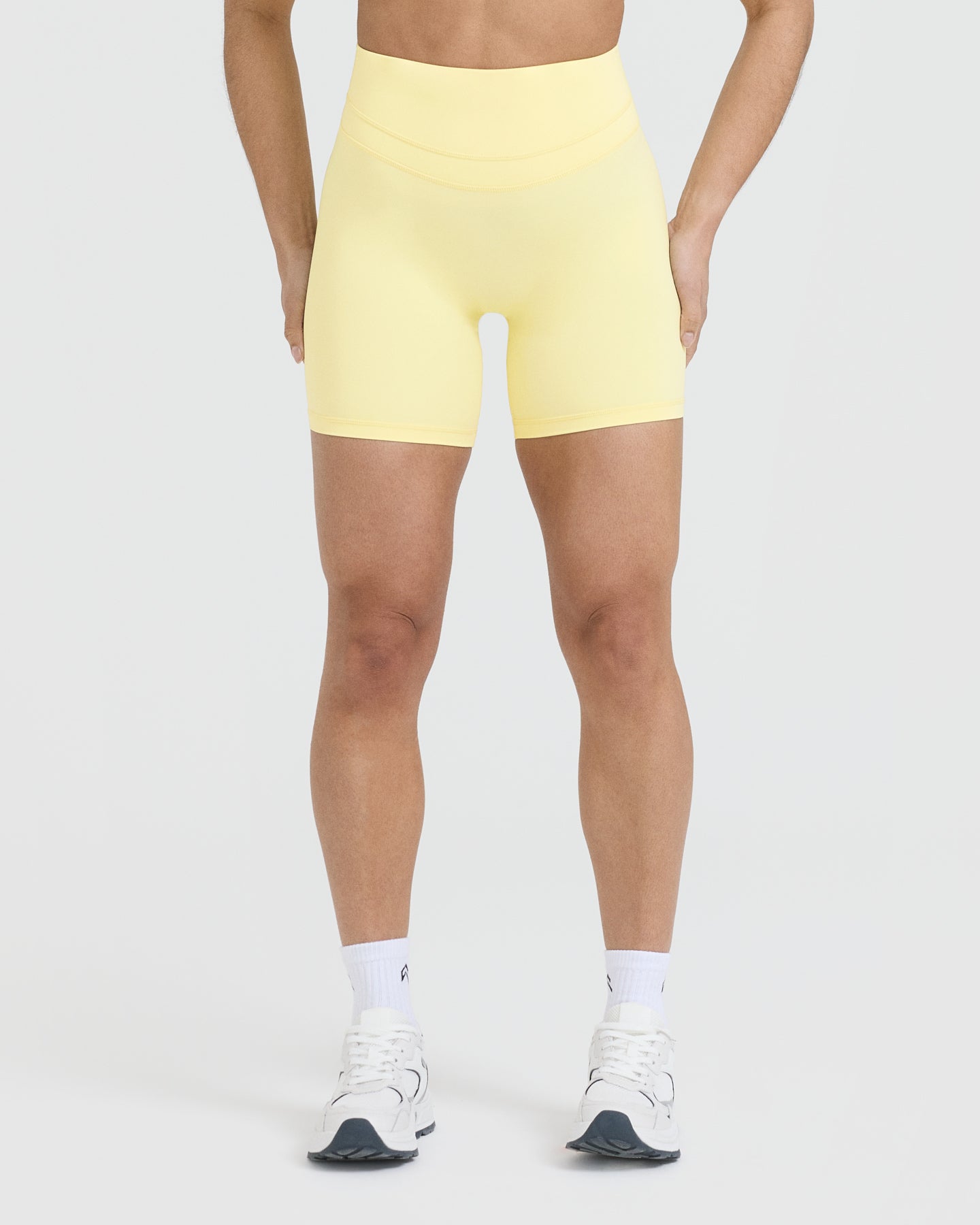 UnifiedMove™ High Waisted Shorts 6" | Sherbert Yellow