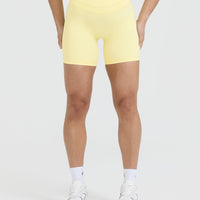 UnifiedMove™ High Waisted Shorts 6" | Sherbert Yellow