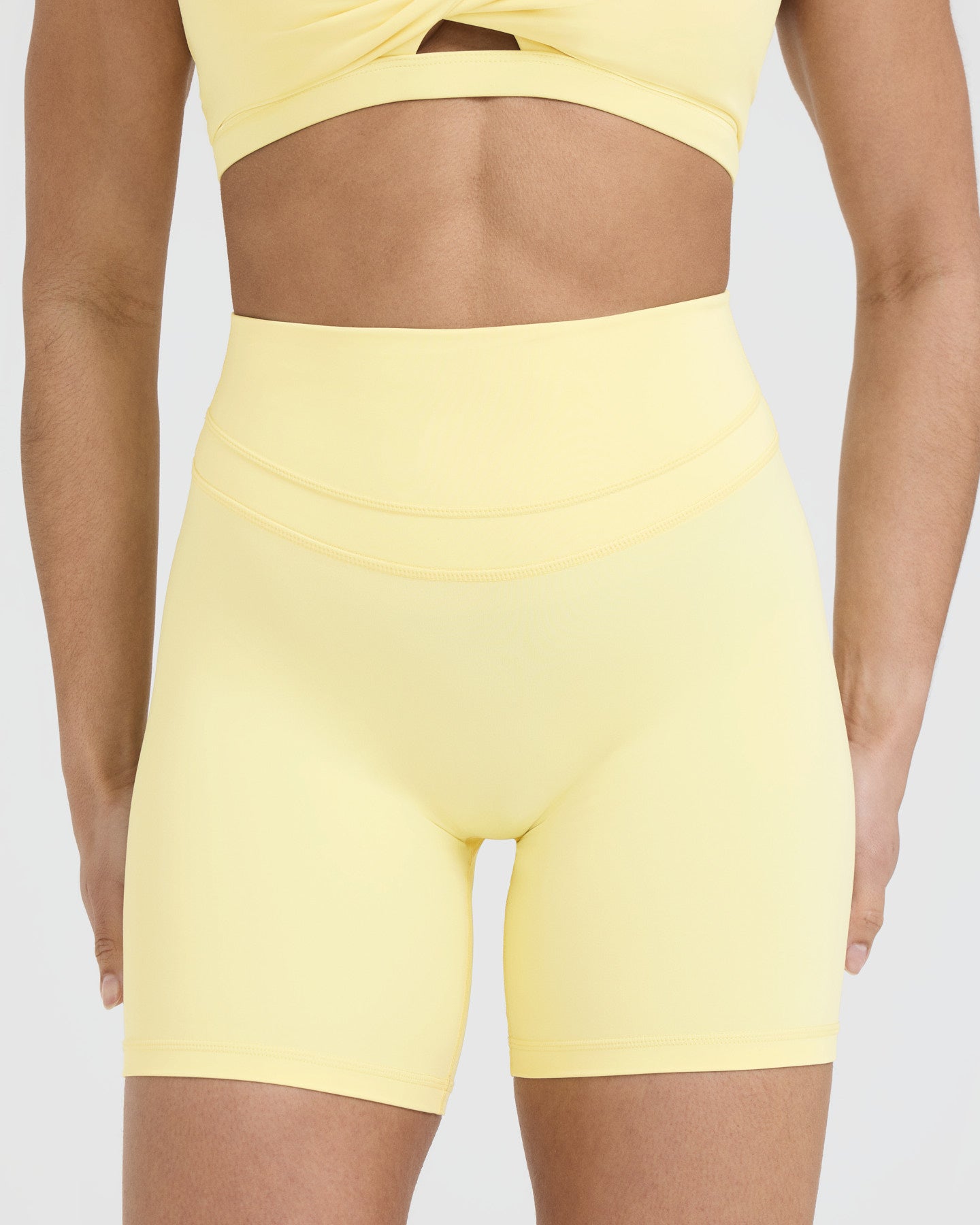 UnifiedMove™ High Waisted Shorts 6" | Sherbert Yellow
