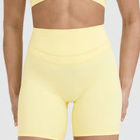 UnifiedMove™ High Waisted Shorts 6" | Sherbert Yellow