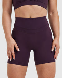 UnifiedMove™ High Waisted Shorts 6" | Blackberry Purple