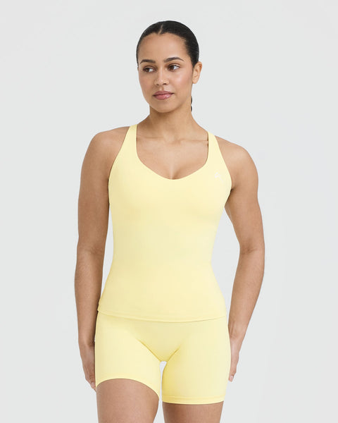 Top with Built-in-Bra Women's - Sherbet Yellow | Oner Active