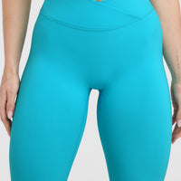 UnifiedMove™ Wrap Leggings | Aqua Blue