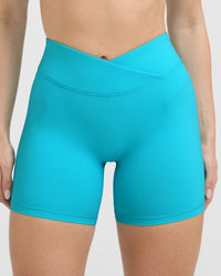 UnifiedMove™ Wrap Shorts 6" | Aqua Blue