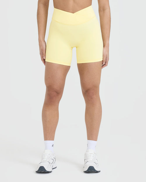 Oner Modal Unified Wrap Shorts 6" | Sherbert Yellow