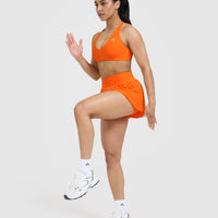 UnifiedMove Double Layer Shorts 5" | Flame Orange