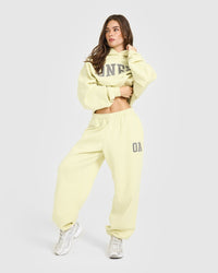 Foundations Oversized Oner 25 Joggers | Pastel Yellow