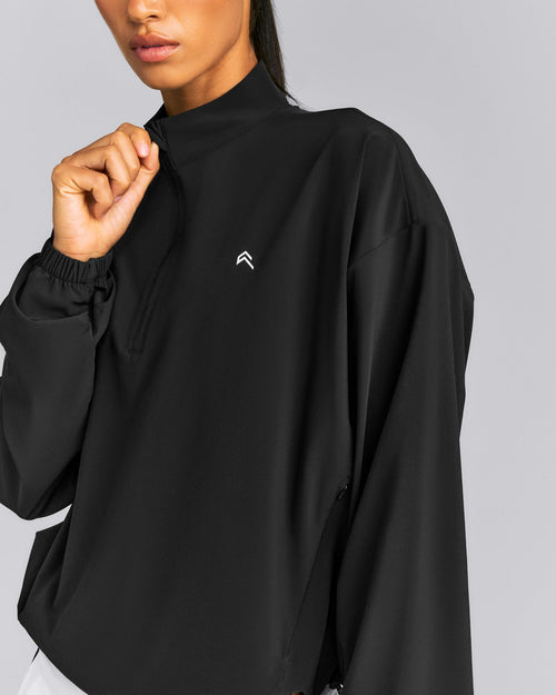 AirMove™ 1/2 Zip Jacket with Bonding | Black