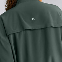 AirMove™ 1/2 Zip Jacket with Bonding New Branding | Shadow Green