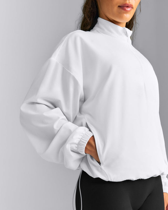 AirMove™ 1/2 Zip Jacket with Bonding New Branding | White