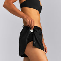 AirMove™ Lined Pocket Shorts 2" | Black