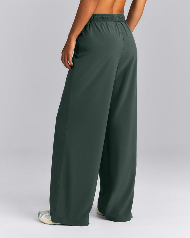 AirMove™ Straight Leg Drawcord Pants | Shadow Green