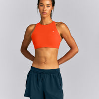 EasyLift™ High Neck Sports Bra New Branding | Vivid Orange