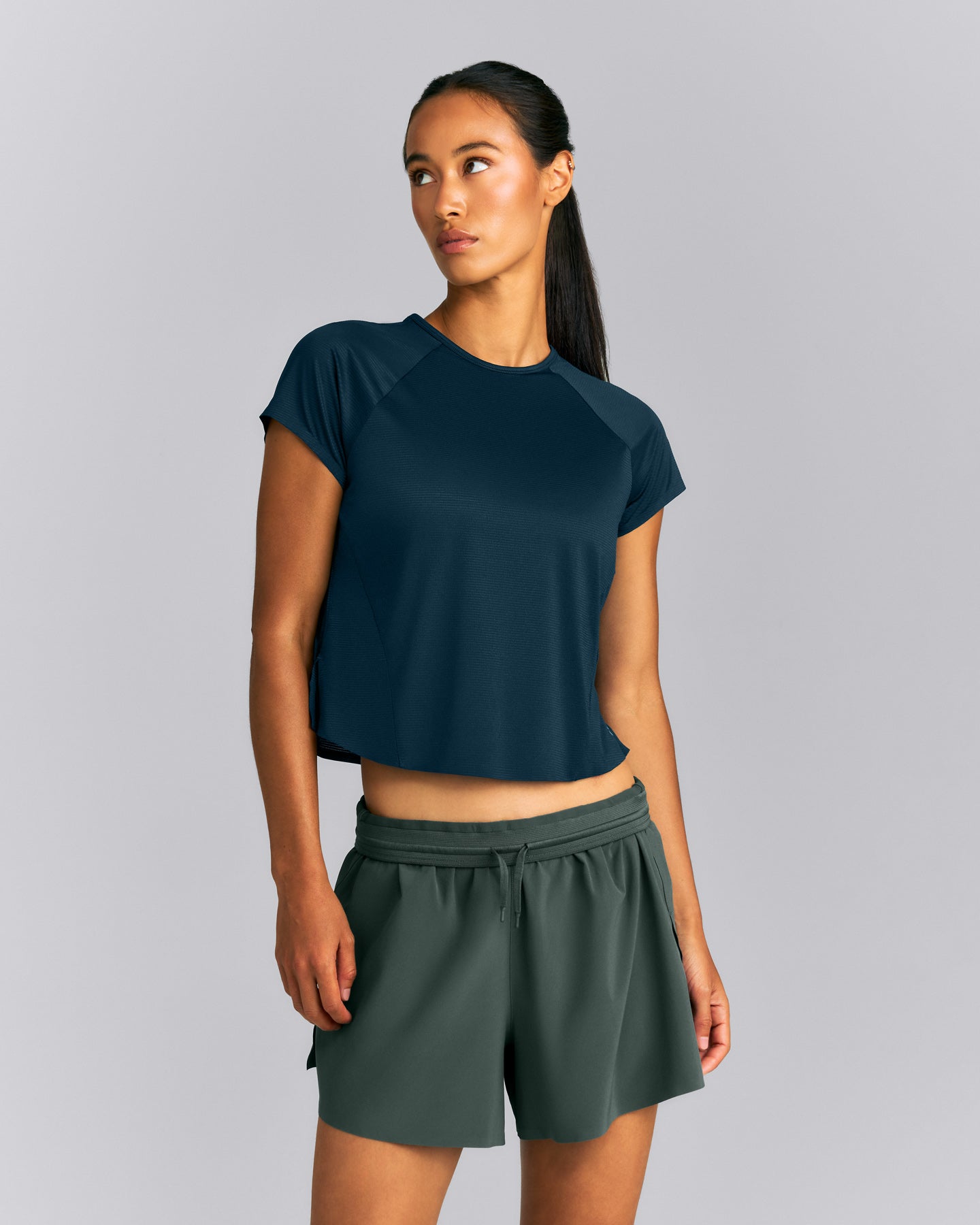 PrecisionMove™ Short Sleeve Top | Dark Oil Blue