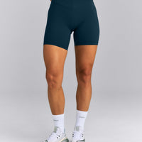 UnifiedMove™ V Front Mid Rise Shorts 6" New Branding | Oil Blue