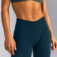 UnifiedMove™ V Front Mid Rise Leggings New Branding | Oil Blue
