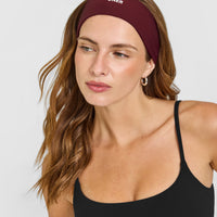 SoftMotion™ Headband with White Logo | Light Rosewood