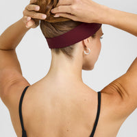SoftMotion™ Headband with White Logo | Light Rosewood