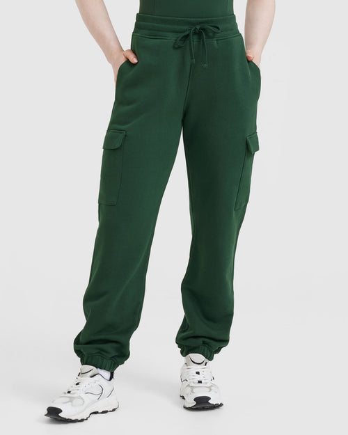 Khaki cargo joggers new arrivals women