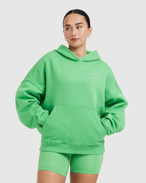 Oner Modal All Day Est 2020 Oversized Hoodie | Jade