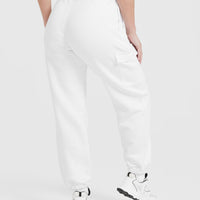 All Day Lightweight Cargo Joggers | White