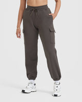 All Day Lightweight Cargo Joggers | Deep Taupe