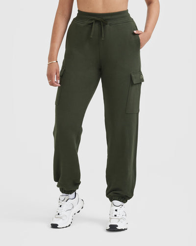 Khaki green on sale joggers