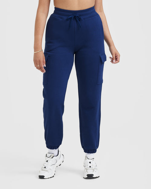 Blue Cargo Joggers Women s Midnight Oner Active