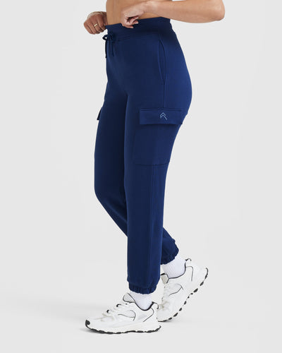 Women's HalaraMagic™ Mid Rise Multiple Pockets Straight Leg Stretchy Knit  Casual Cargo Jeans - Halara