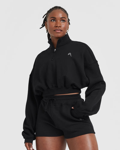 Cropped jumper discount with zip