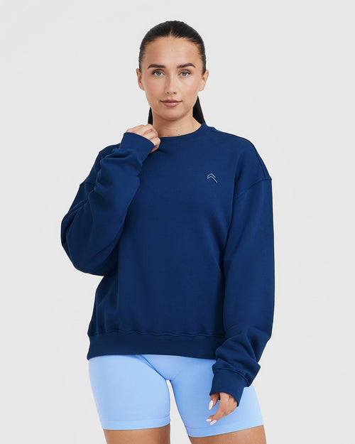 Oner Modal All Day Lightweight Oversized Sweatshirt | Midnight