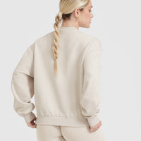 All Day Lightweight Oversized Sweatshirt | Sand