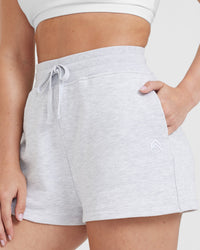 All Day Lightweight Shorts | Light Grey Marl