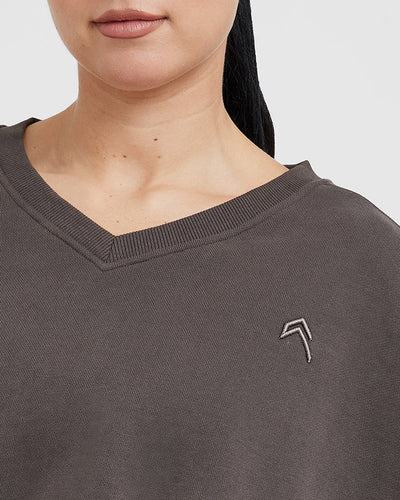 Deep top v sweatshirt