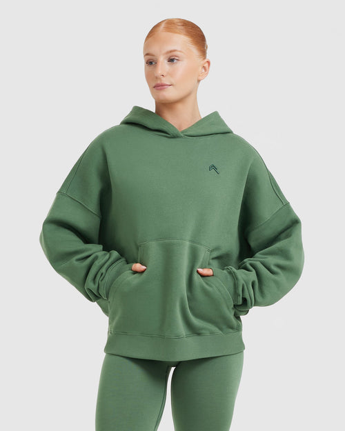 Adidas forest green hoodie store