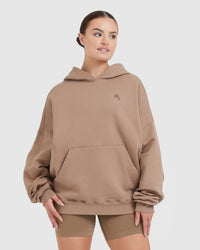 All Day Oversized Hoodie | Walnut