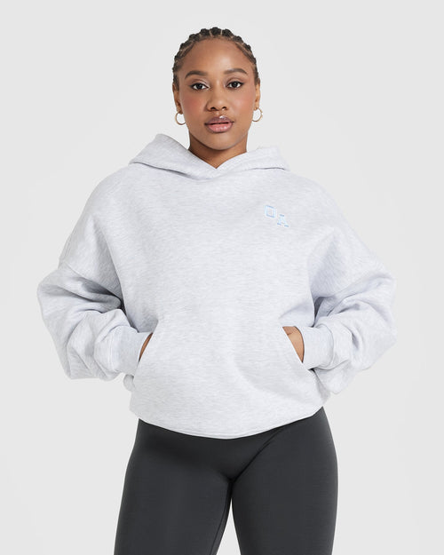 Hoodie light grey top