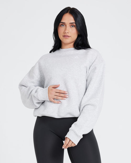 Light grey women's sweatshirt store
