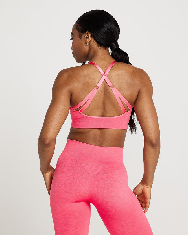 Classic Seamless Sports Bra | Guava Marl