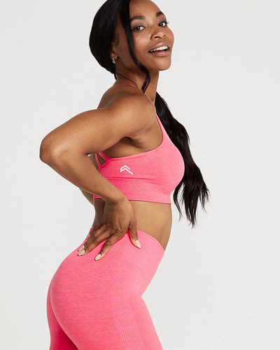 Classic Seamless Sports Bra | Guava Marl