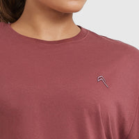 Classic Oversized Lightweight T-Shirt | Berry