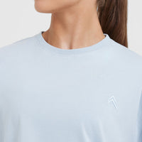 Classic Oversized Lightweight T-Shirt | Ice Blue