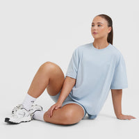 Classic Oversized Lightweight T-Shirt | Ice Blue