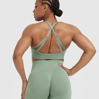 Classic Seamless 2.0 Bralette | Sage Marl