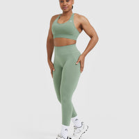 Classic Seamless 2.0 Bralette | Sage Marl